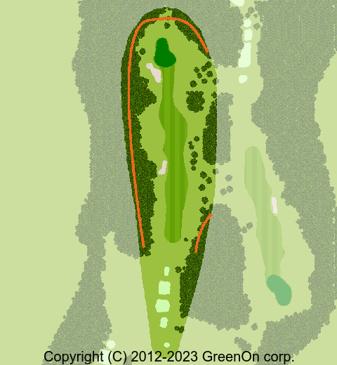 GreenOn - 市原ゴルフクラブ柿の木台 OUT(千葉県) コース情報