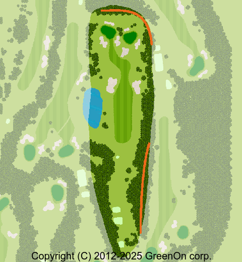 GreenOn - 呉羽カントリークラブ立山コース OUT(富山県) コース情報